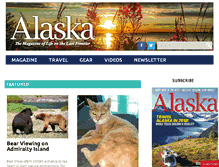Tablet Screenshot of alaskamagazine.com